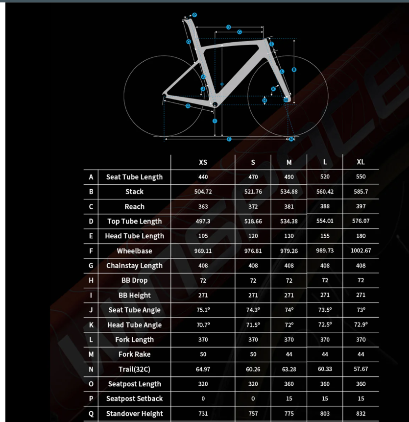 Winspace T1500 2026 geometry